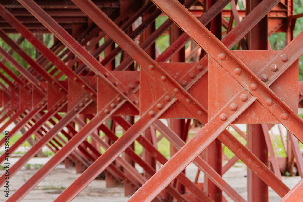 X-shaped support iron structure X-shaped support iron structure