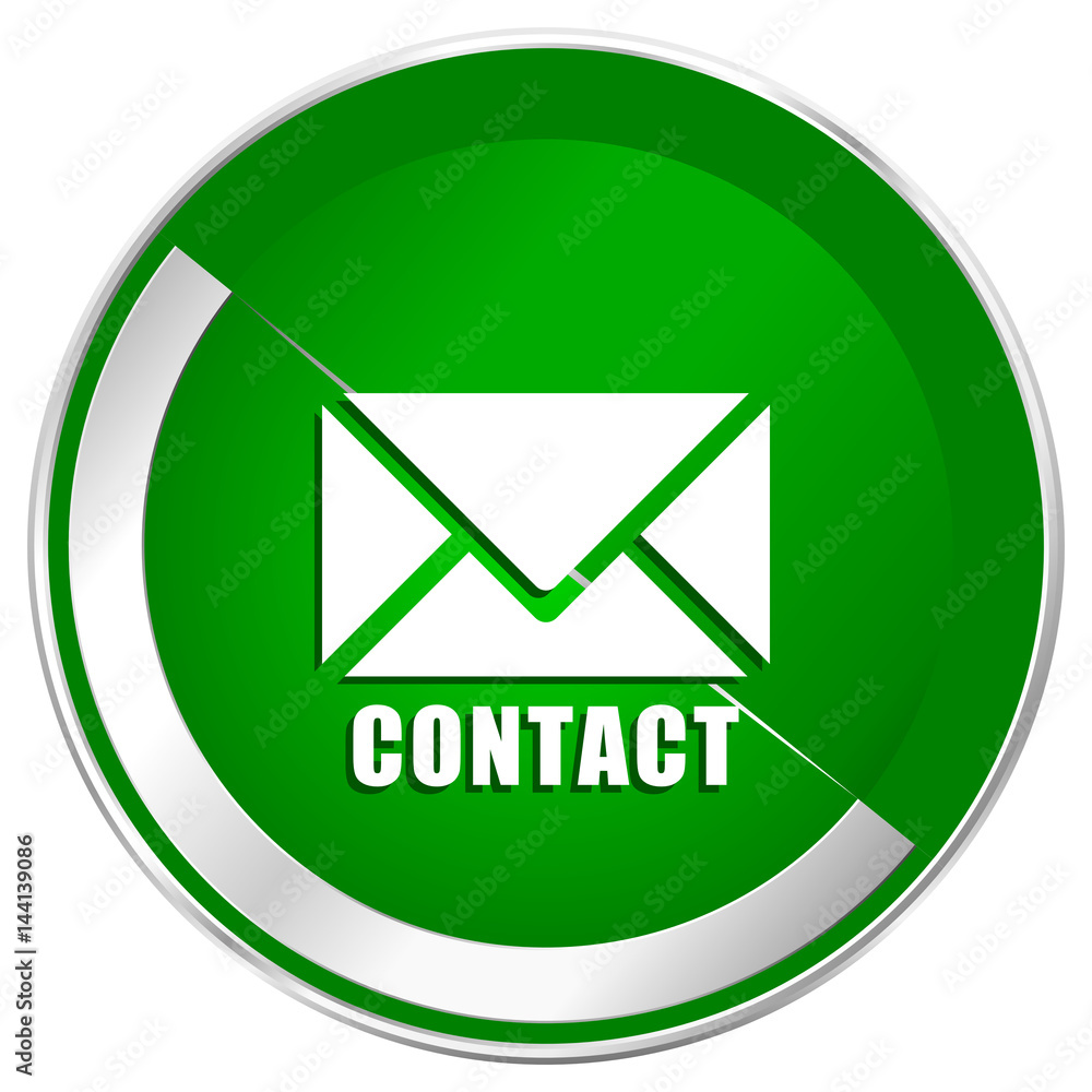Email silver metallic border green web icon for mobile apps and internet. Email silver metallic border green web icon for mobile apps and internet.