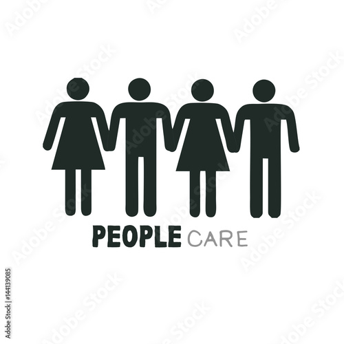 Social Team Work  People Care 