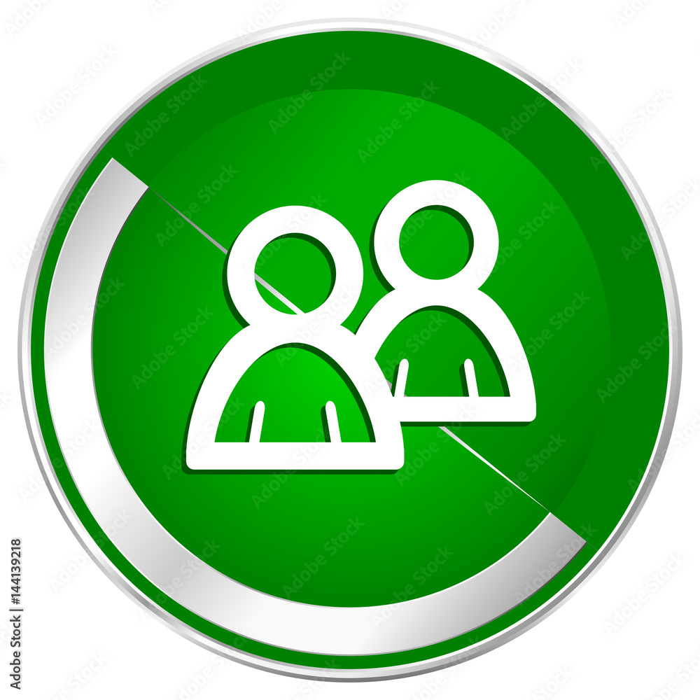Forum silver metallic border green web icon for mobile apps and internet. Forum silver metallic border green web icon for mobile apps and internet.