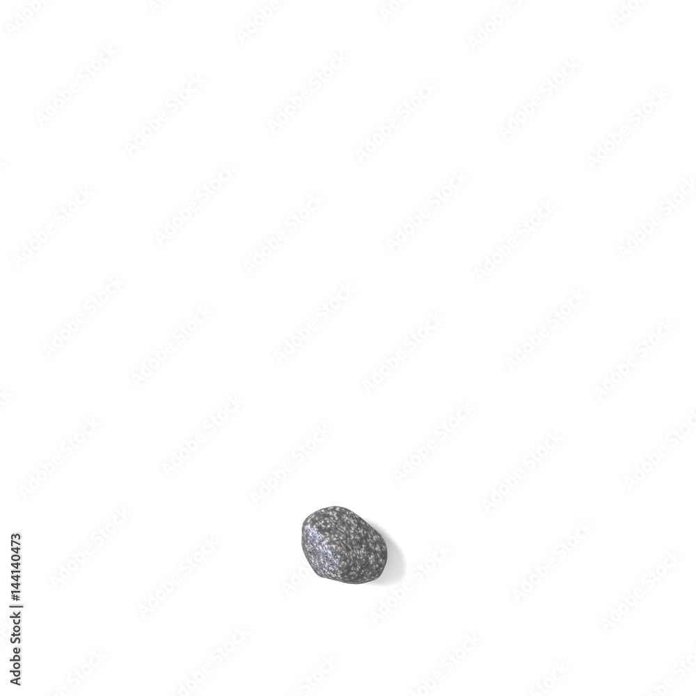 Period punctuation mark made of rocks 3D Period punctuation mark made of rocks 3D