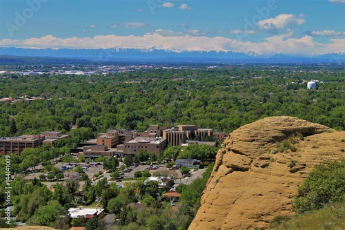Obraz na płótnie Overlooking Yellowstone Range Billings MT
