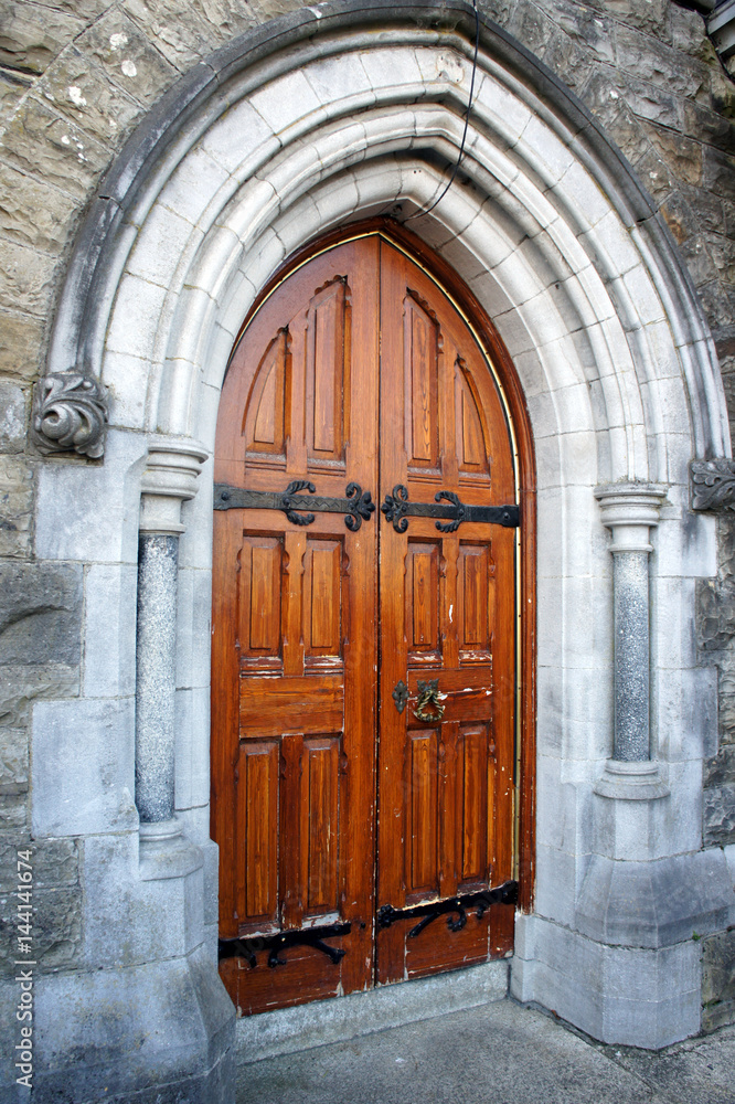 Lateral church door.Ireland.