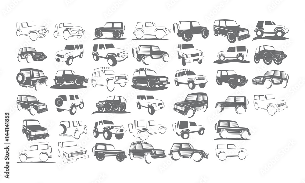 Adventure Car Bundle Collection Set Adventure Car Bundle Collection Set