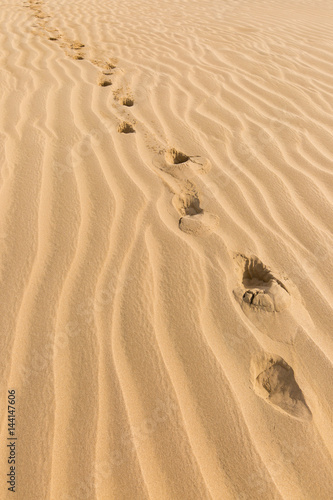 Spuren im Sand