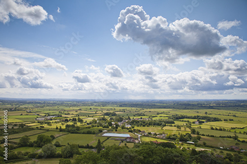 Photos Somerset Levels from Glastonbury Tor