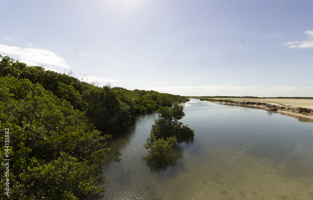Obraz premium Guamare, Salinas, Manges - Natal, Brazil
