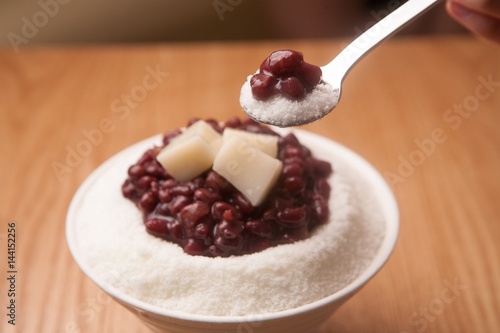  red bean shaved ice