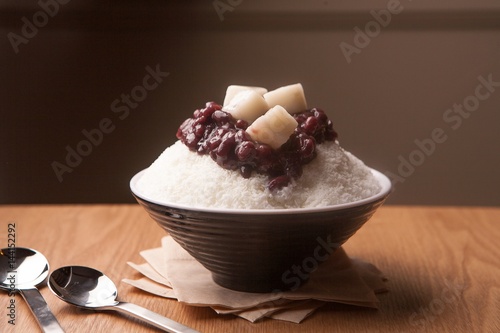 red bean shaved ice, 팥빙수