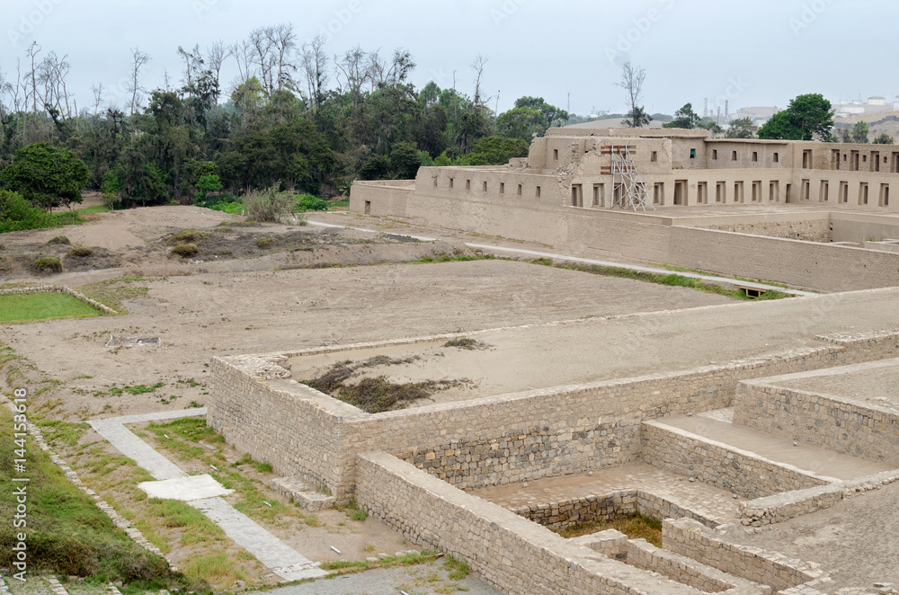Obraz premium View to Inca ruins