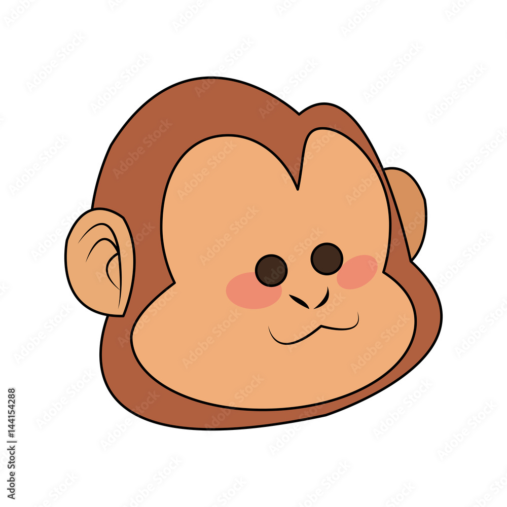 monkey cartoon icon image vector illustration design monkey cartoon icon image vector illustration design