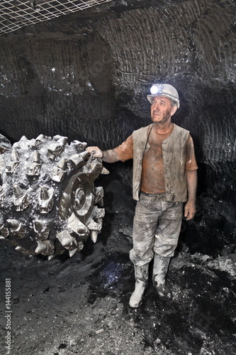 miner in a mine