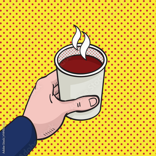Coffee pop art