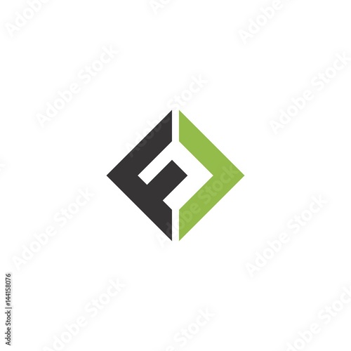 abstract c f logo