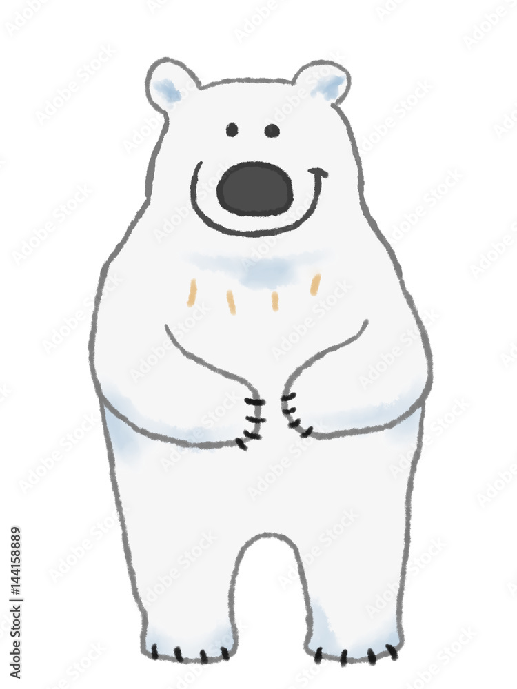 Naklejka premium しろくま