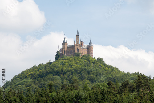 Hohenzollern castle on a hill