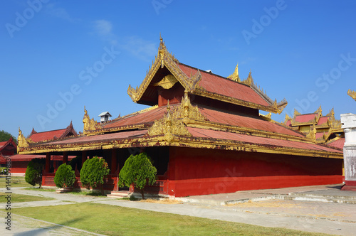 Royal Palace in Mandalay, Myanmar © Kokhanchikov