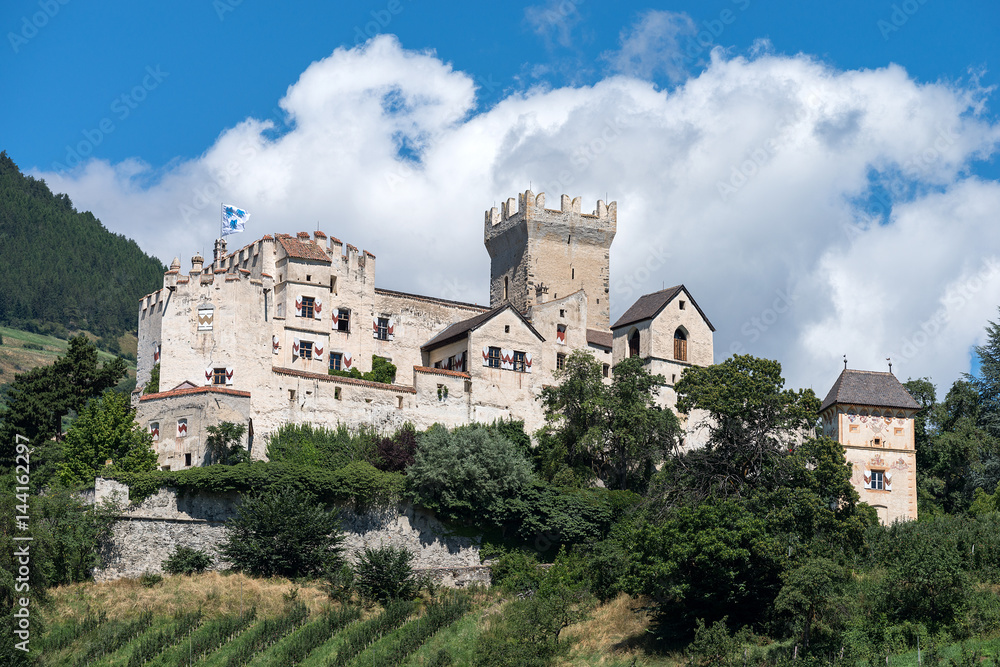 Sluderno/Schluderns, Bolzano province, South Tyrol, Italy. The Churburg castle Sluderno/Schluderns, Bolzano province, South Tyrol, Italy. The Churburg castle