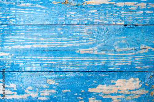 old painted blue wooden surface texture