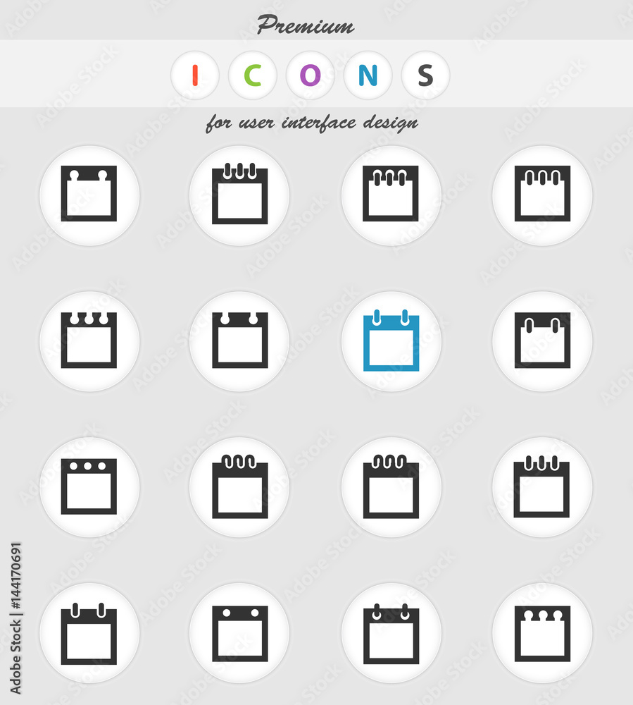 calendar icon set calendar icon set