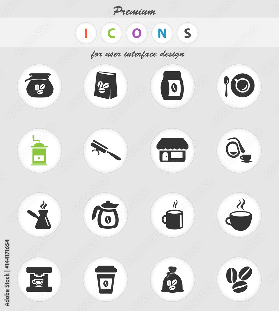 coffee icon set coffee icon set