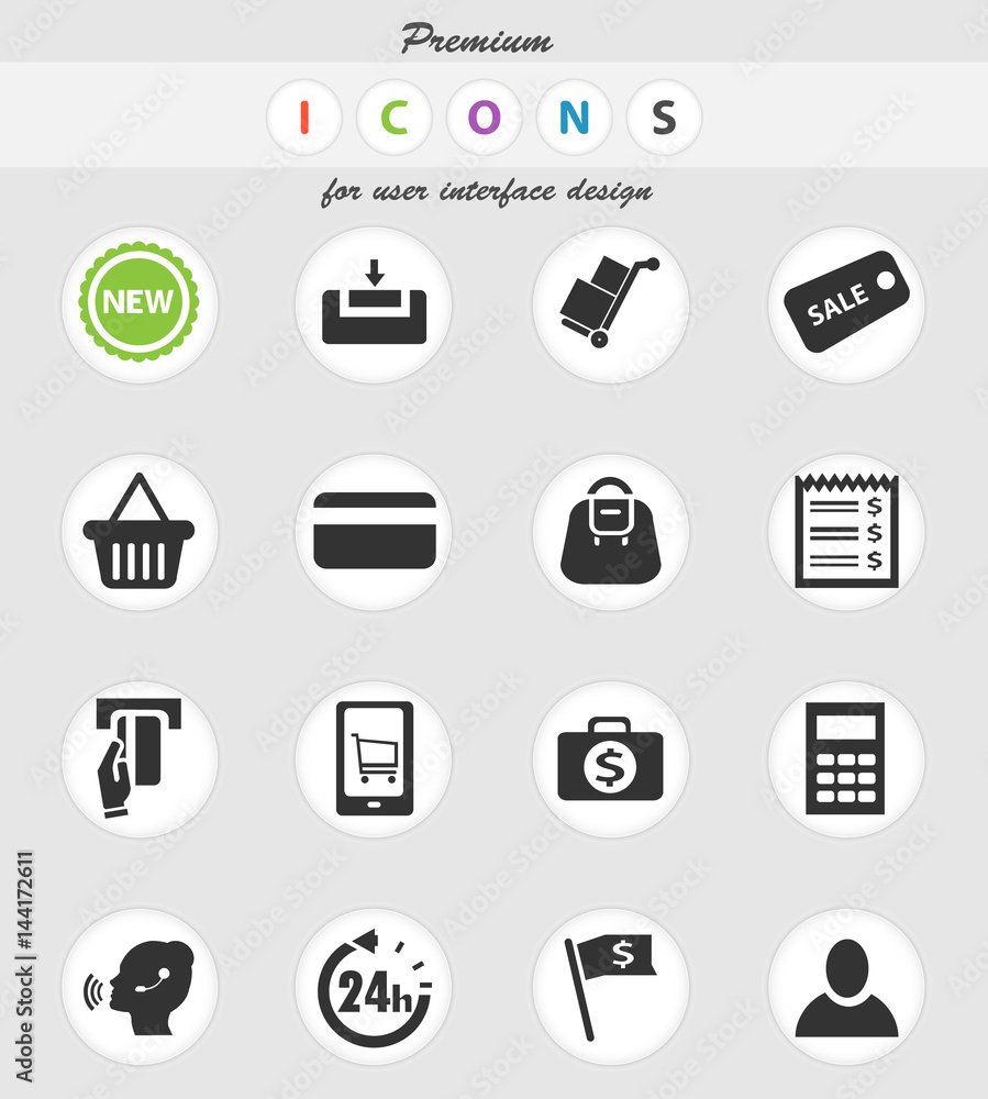 e-commerce icon set e-commerce icon set