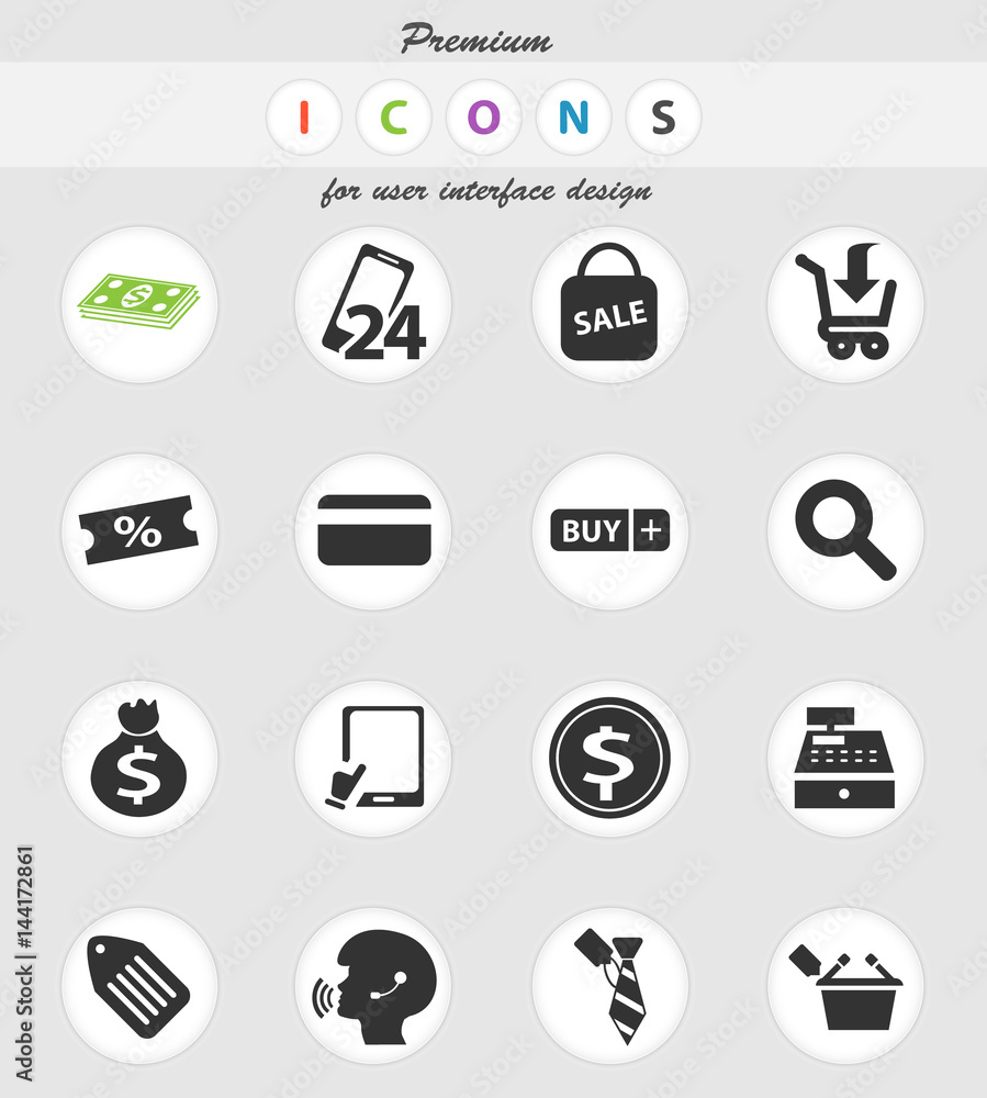 e-commerce icon set e-commerce icon set
