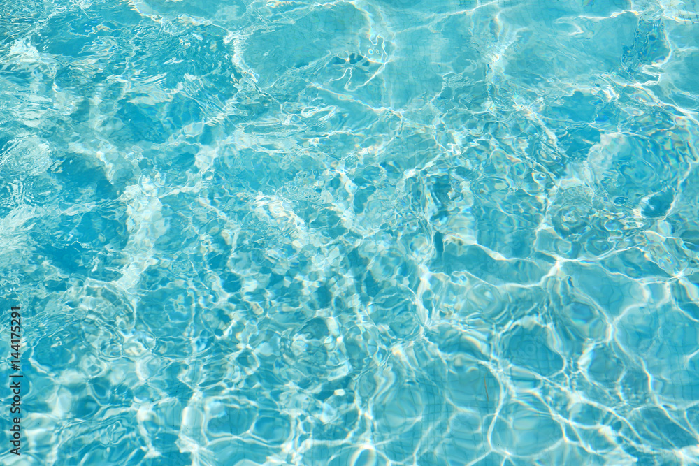Fototapeta premium Patterns movement of water in the pool