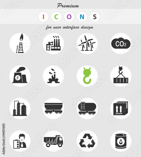 industry icon set
