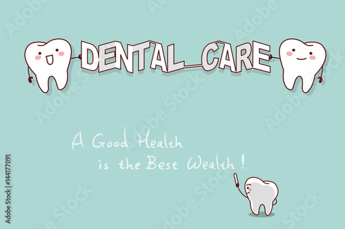 cute cartoon tooth