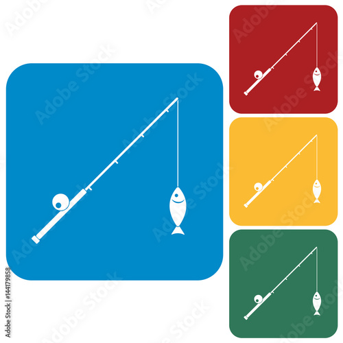 Fishing rod icon