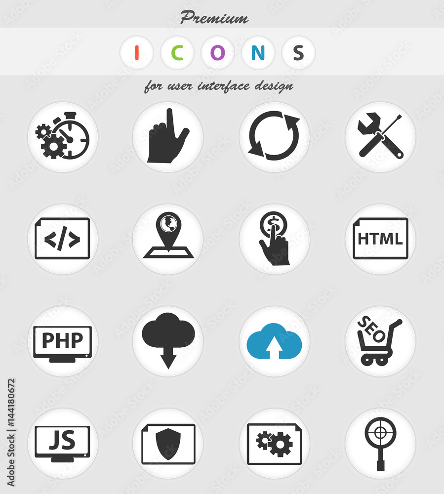 seo icon set