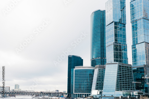 Moscow City International Business Center in Russia