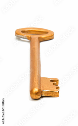 Golden key isolated