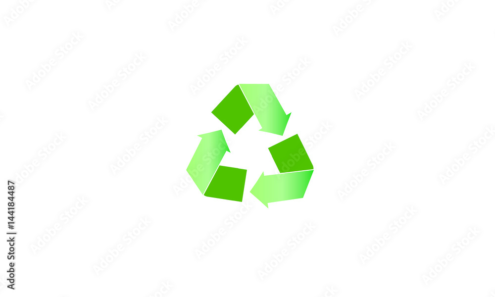 Obraz premium Icon of recycling