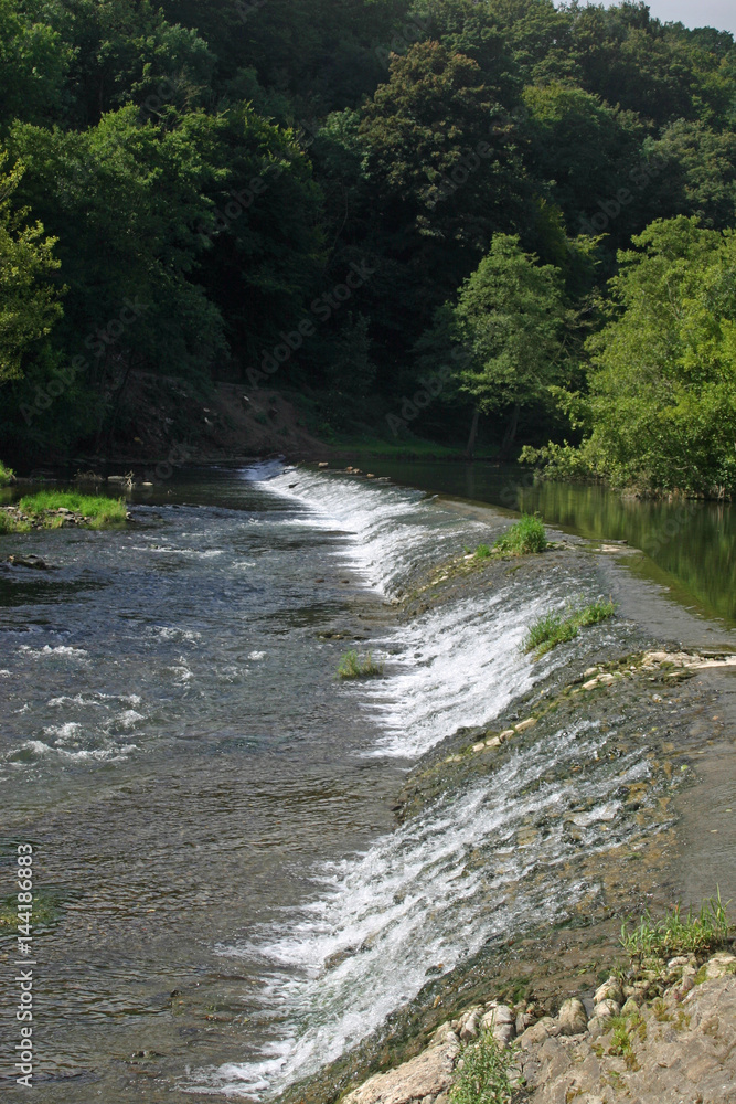 Weir on river Weir on river