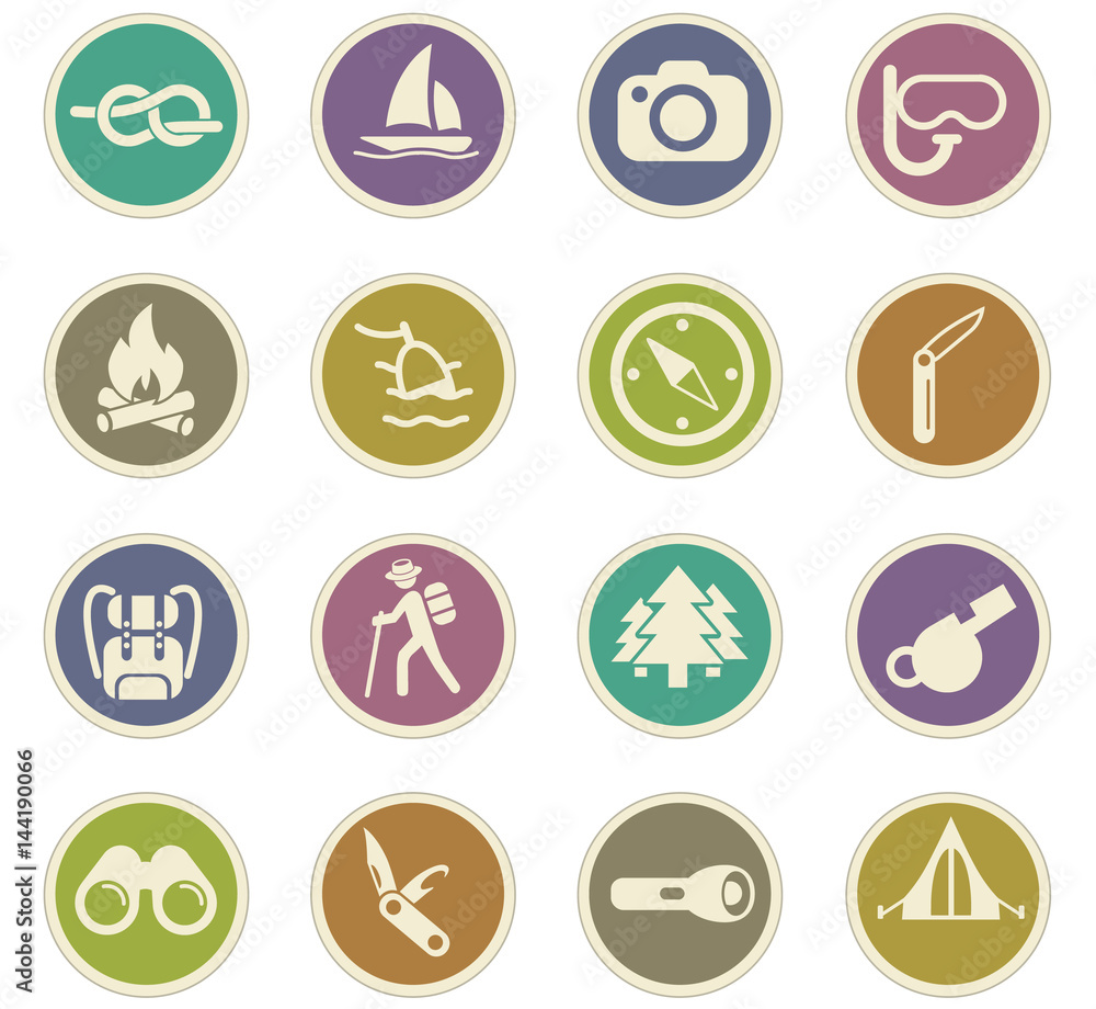 active recreation icon set active recreation icon set
