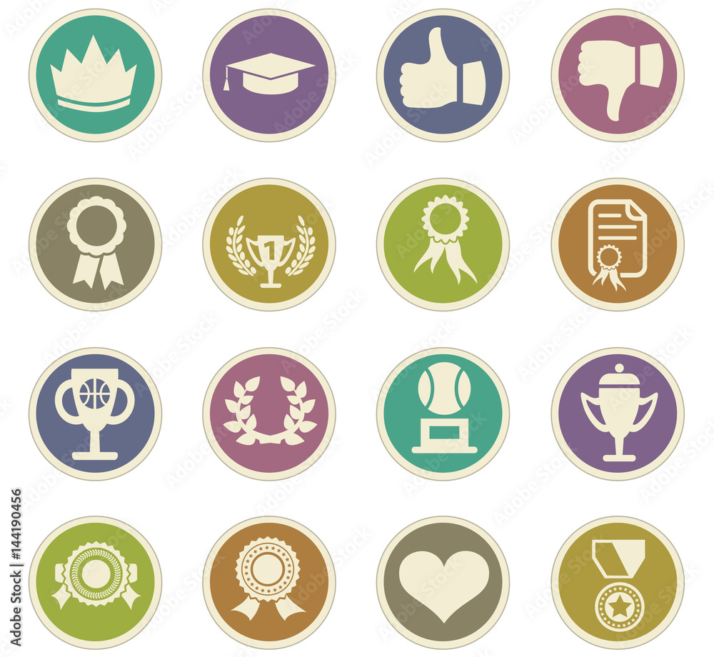 Fototapeta premium award icon set