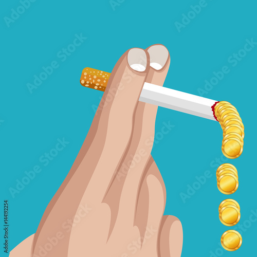 don't smoke illustration