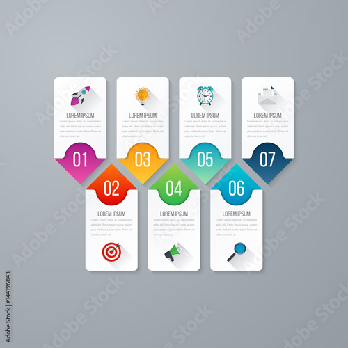 Business infographic. Vector illustration.