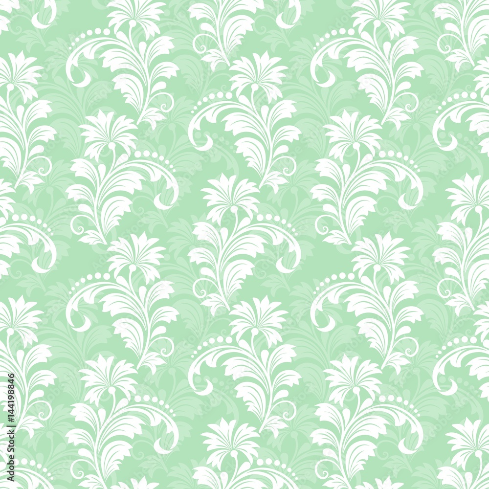 Vector flower seamless pattern background. Elegant texture for backgrounds. Classical luxury old fashioned floral ornament, seamless texture for wallpapers, textile, wrapping. Vector flower seamless pattern background. Elegant texture for backgrounds. Classical luxury old fashioned floral ornament, seamless texture for wallpapers, textile, wrapping.