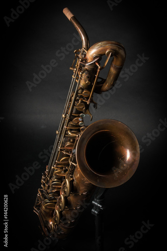 Принти на полотні vintage, music, instrument, musical, saxophone, sax, jazz, classical, background