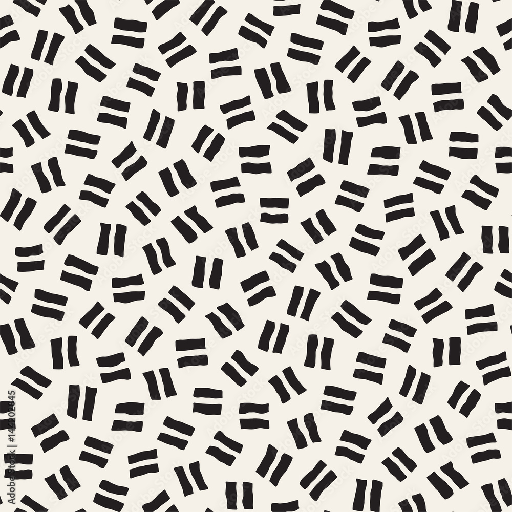 Vector Seamless Pattern. Abstract Background With Scattered Geometric Shapes. Vector Seamless Pattern. Abstract Background With Scattered Geometric Shapes.