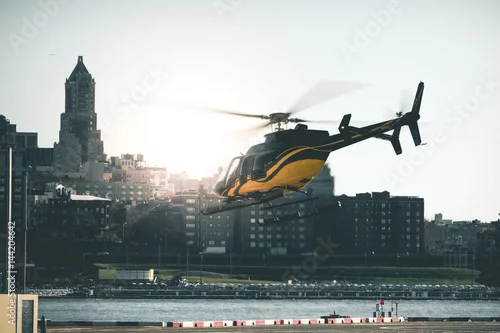 Obraz Śmigłowiec TakeOff - Nowy Jork