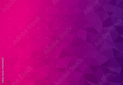 背景　ビジネス　イメージ　ローポリゴン（マゼンタ）