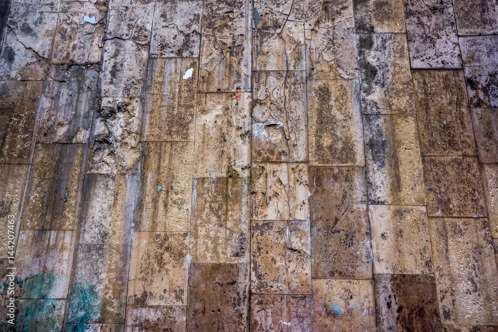 Obraz premium marble texture decorative brick, wall tiles made of natural stone