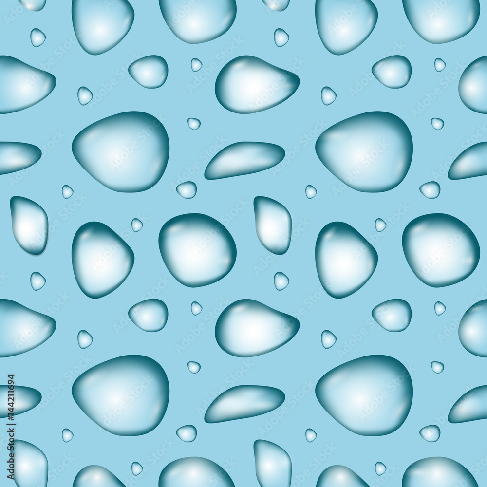 vector water drops pattern