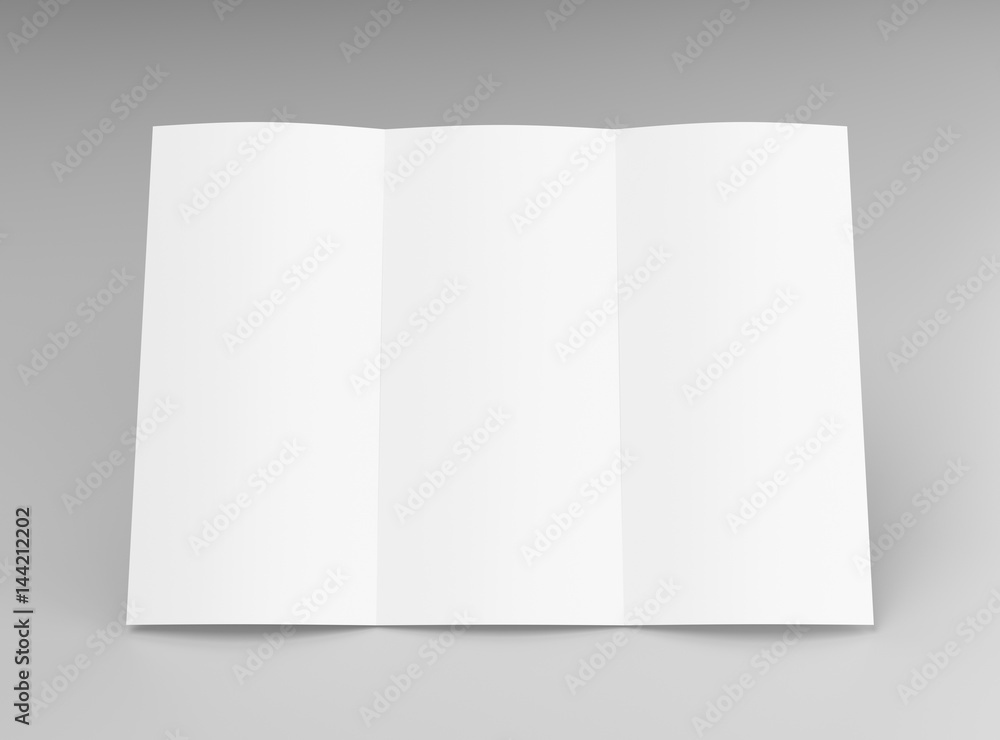 Crumpled folded A4 paper. 3d rendering on gray background. Crumpled folded A4 paper. 3d rendering on gray background.