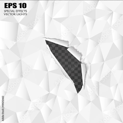 Crumpled sheet torn. Belov on a rumpled sheet of Dirk.