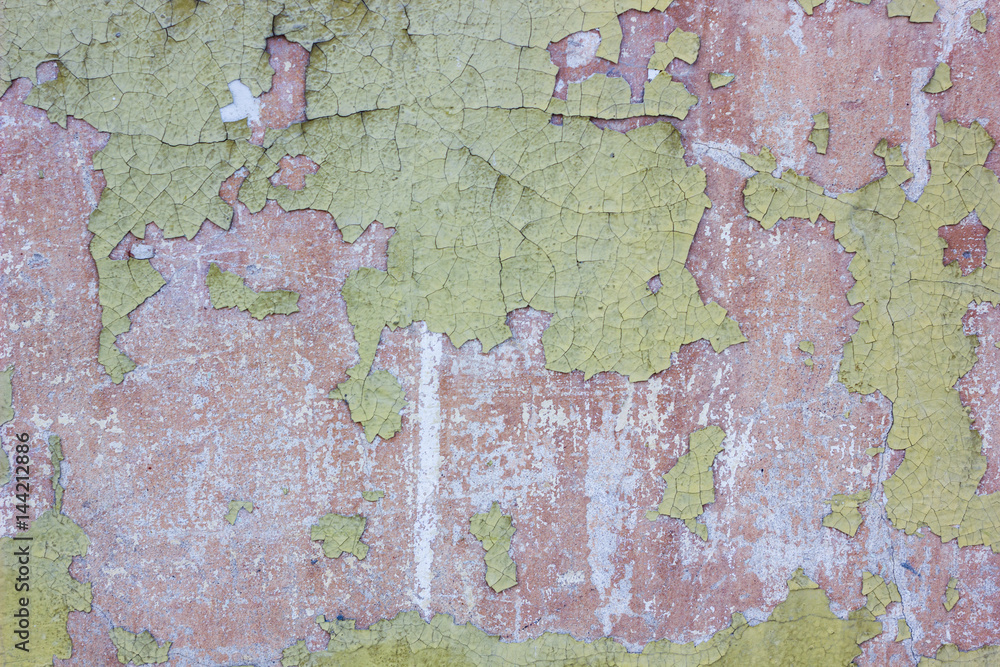 Old threadbare weathered concrete wall texture